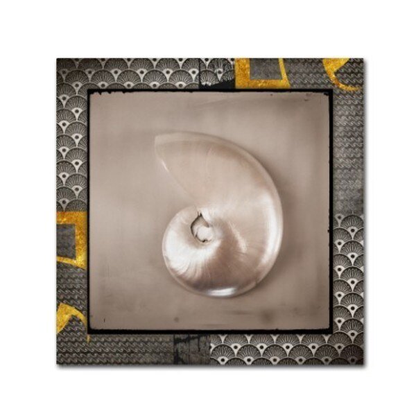 LightBoxJournal 'Gold Sea Scape' Canvas Art, 35x35, Trademark Fine Art, Mfr#: ALI10462-C3535GG